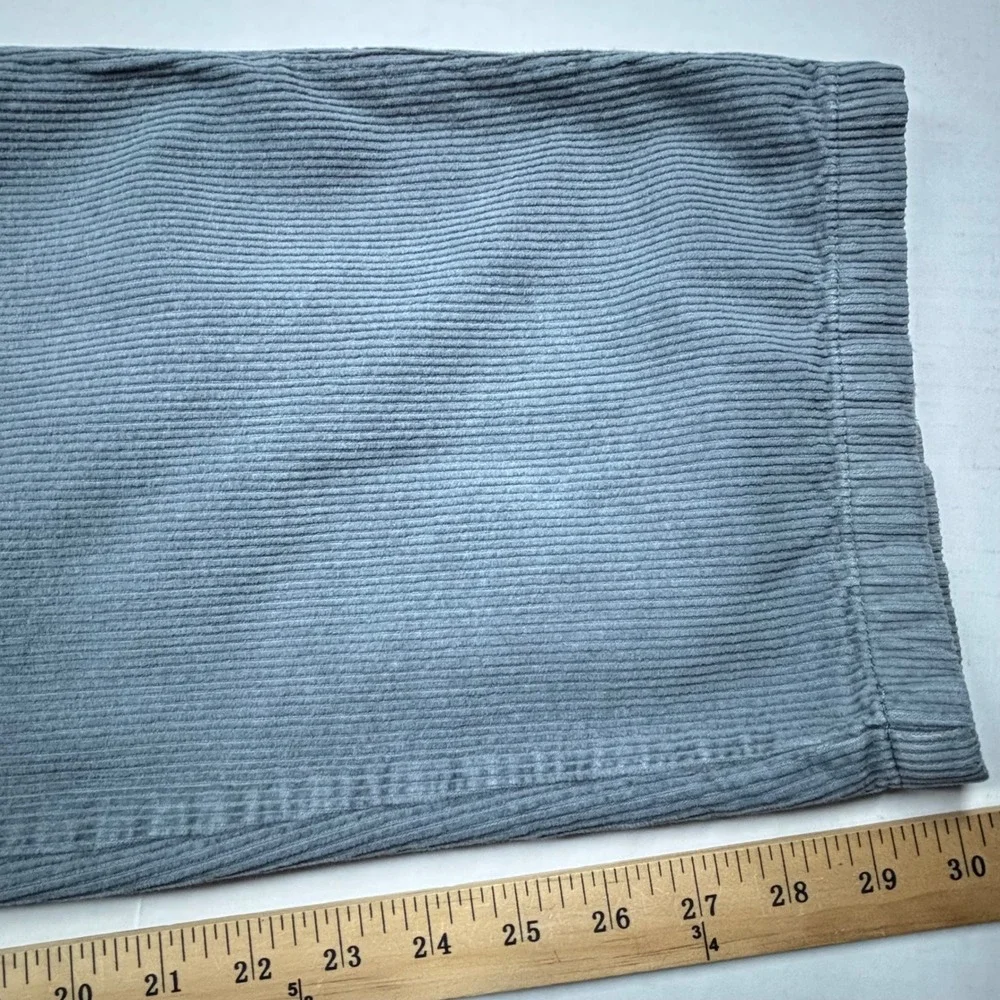 Vans Corduroy Cargo Pants Mens‎ 40 Loose Tapered Fit Blue Grey Skater Utility